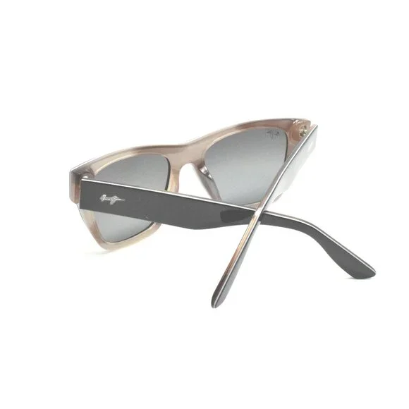 Maui Jim  Ekolu Mj 867-02B Black and Tan / Dual Mirror Silver to Black Maui Jim Ekolu DSB867-02B Black and Tan Dual Mirror (Silver  main image 4